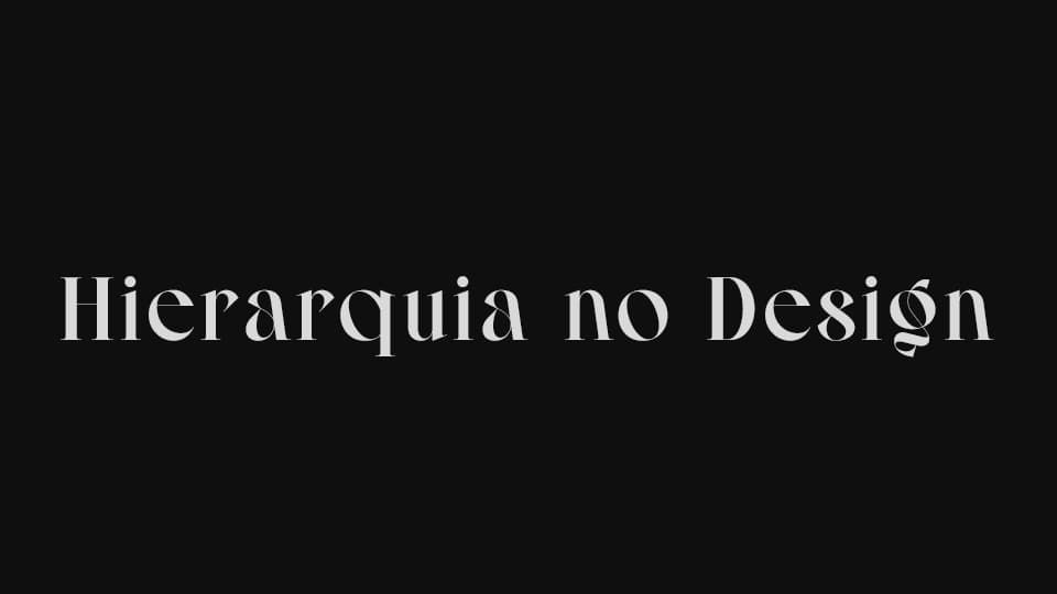 Hierarquia no Design