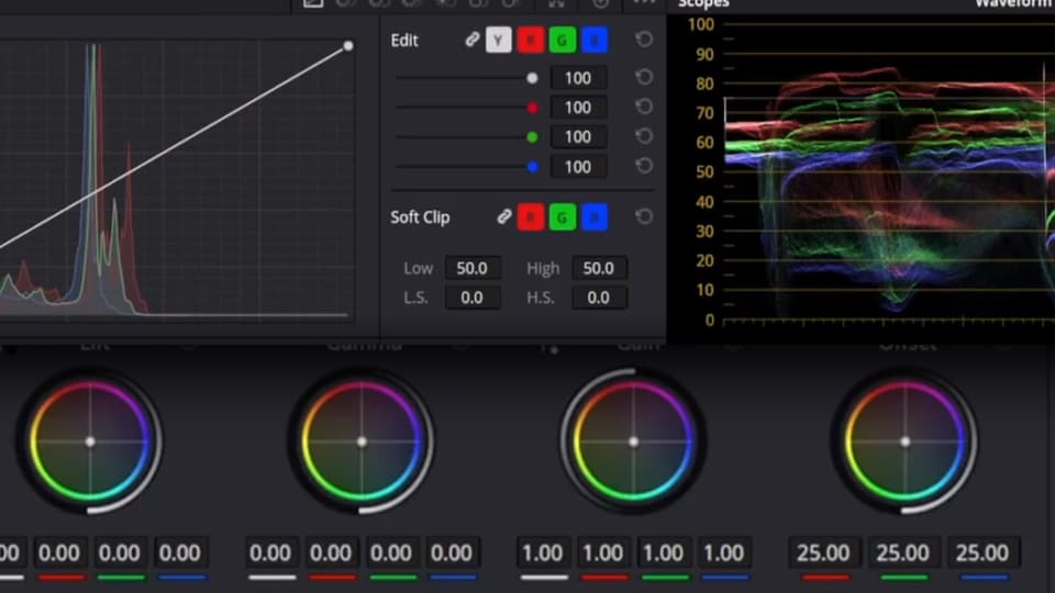 DaVinci Resolve grading